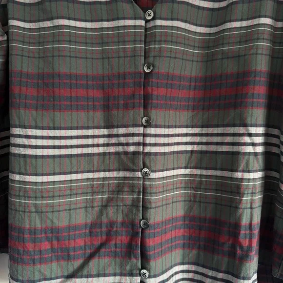 Madewell Plaid Button-Up Top - 100% Cotton - Picture 4 of 7